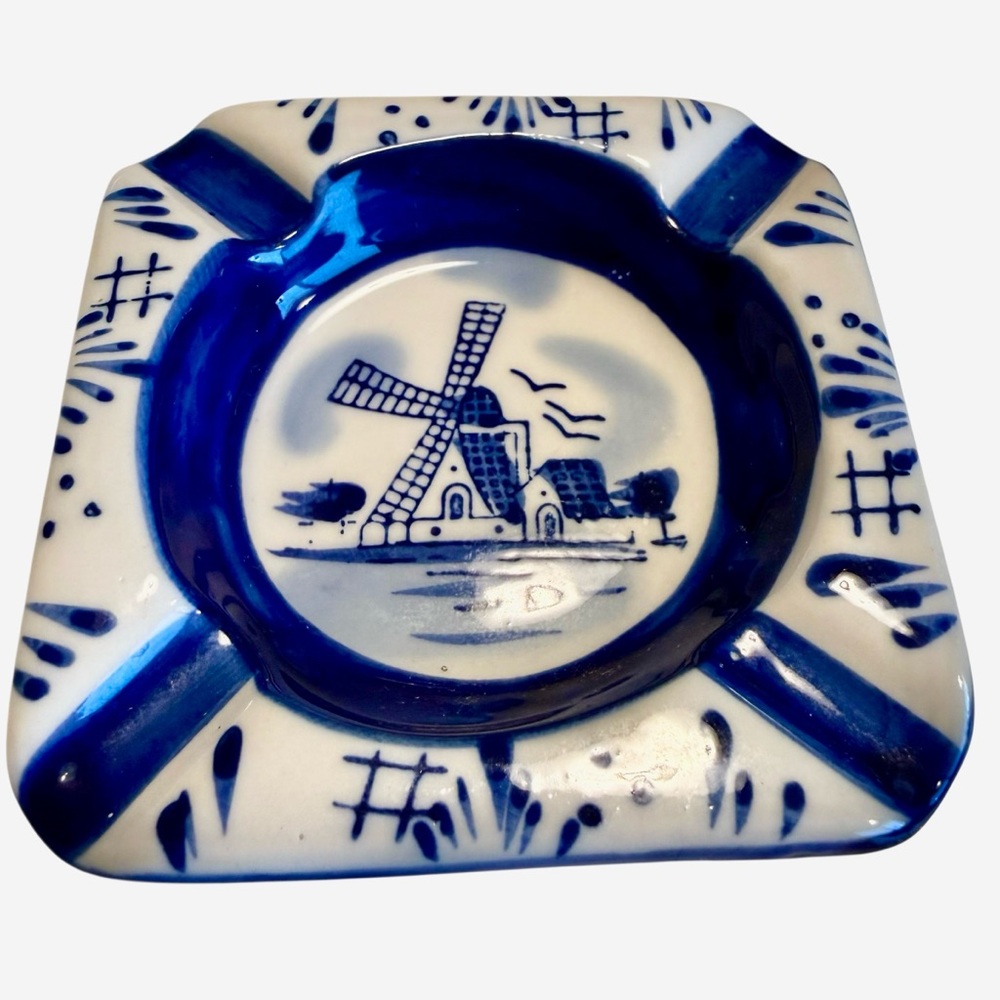 5 for $25!! Vintage Delft Blue Holland Ashtray/Trinket Dish